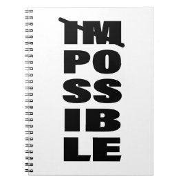 Cuaderno Cita inspiradora de posibilidades ilimitadas