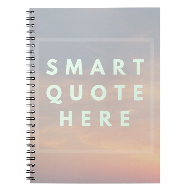 Cuaderno Cita inteligente divertida aquí (Frente)