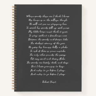 Cuaderno Cita lírica de poema personalizado