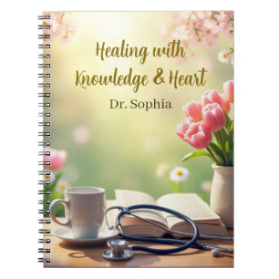 Cuaderno Cita Médica Personalizada con Nombre Personalizado