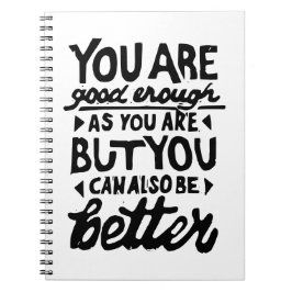 Cuaderno Cita motivacional Lino Imprimir bloc de notas