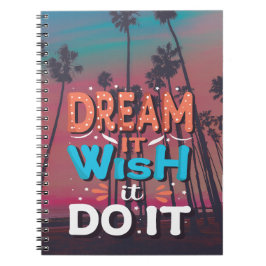 Cuaderno Cita motivacional Sueño Que Desee Hacerlo