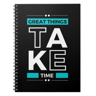 Cuaderno Cita Motivacional Texto Moderno y Positivo     