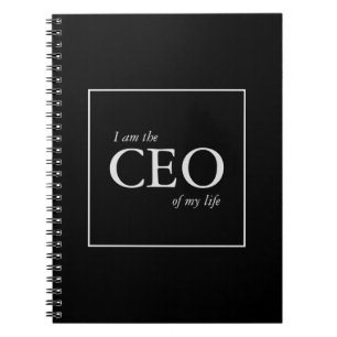 Cuaderno Cita motivacional Yo soy el CEO de my Life
