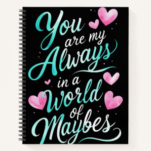 Cuaderno Cita romántica para siempre
