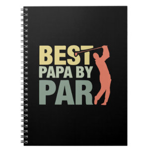 Cuaderno Citas de abuelo Mejor Papa De Par Golf