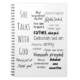 Cuaderno Citas de mujeres de la Biblia
