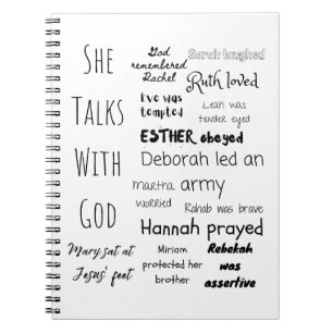 Cuaderno Citas de mujeres de la Biblia
