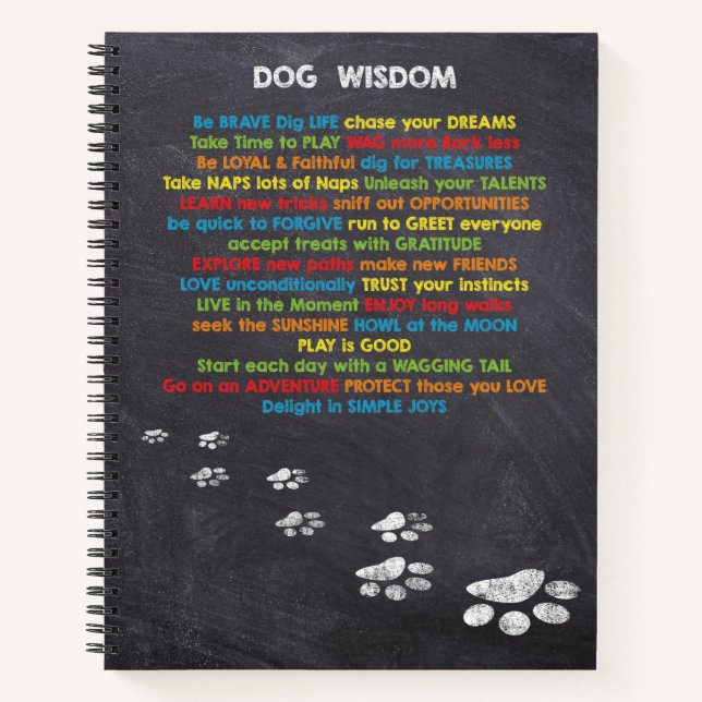 Cuaderno Citas de The Dog Wisdom (Anverso)