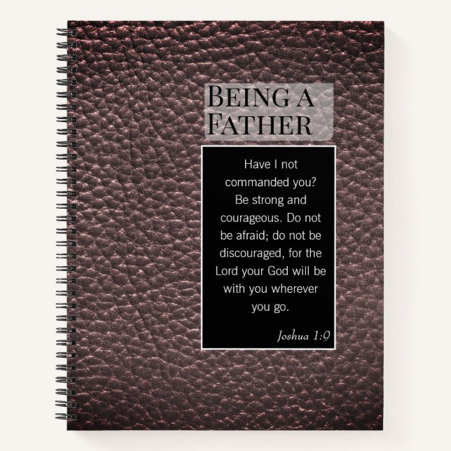 Cuaderno Citas del Día del Padre Cristiano Espiritual (Anverso)