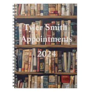 Cuaderno Citas diarias en la estantería