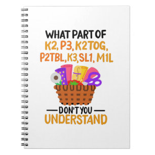 Cuaderno Citas divertidas de punto