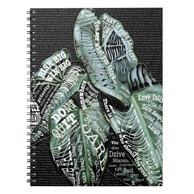 Cuaderno Citas inspiradoras de LIFE bilingües (Frente)