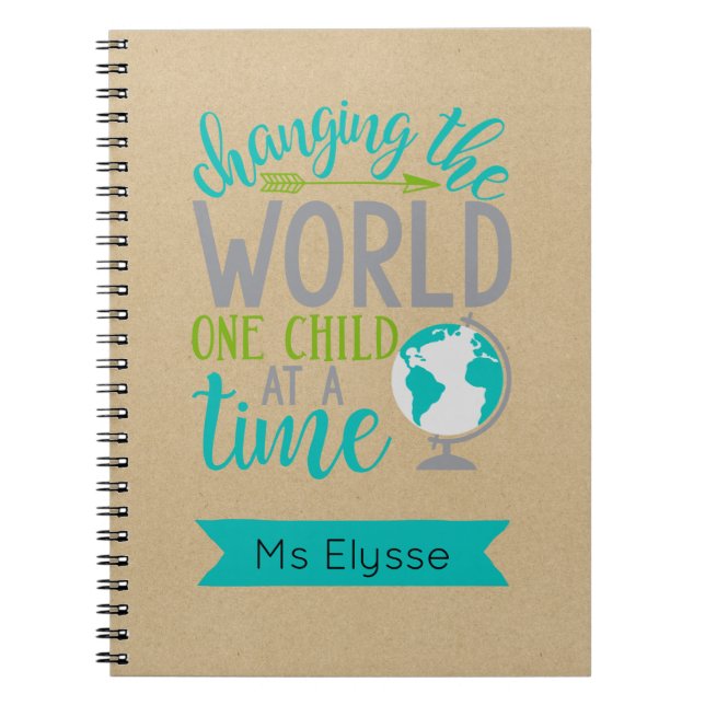 Cuaderno Citas motivacionales Kraft para profesores (Frente)