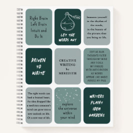 Cuaderno Citas motivacionales para escritores personalizado