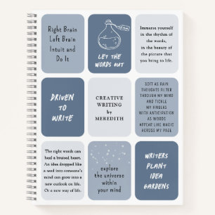 Cuaderno Citas motivacionales para escritores personalizado