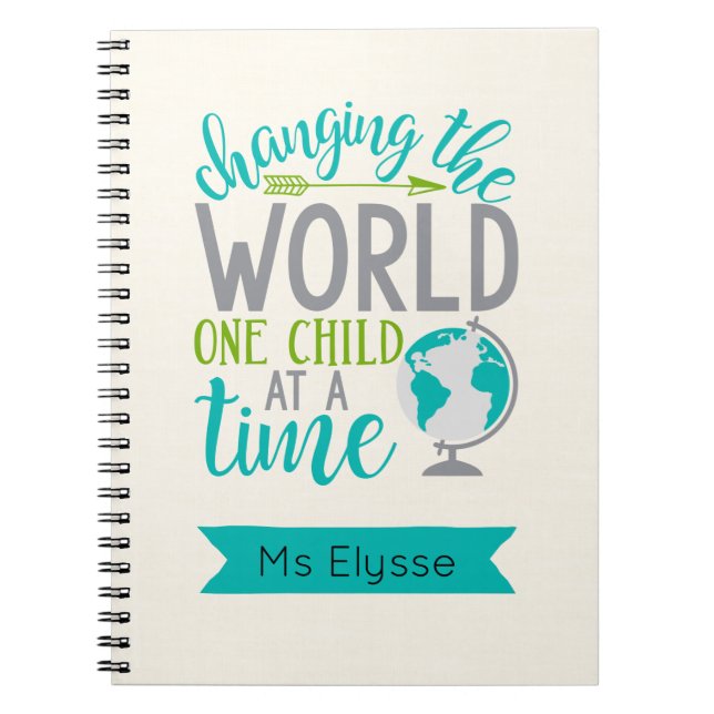 Cuaderno Citas motivacionales para portátiles de línea para (Frente)