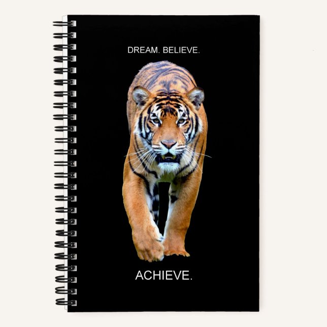 Cuaderno Citas motivacionales Sueñan con lograr la espiral (Anverso)