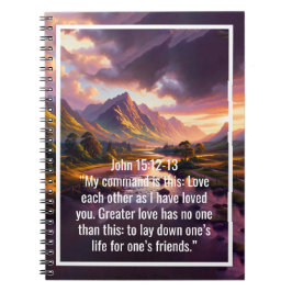 Cuaderno Citas personalizadas de versículos de la Biblia y