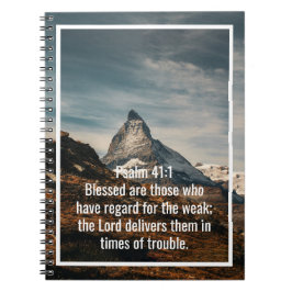 Cuaderno Citas personalizadas de versículos de la Biblia y