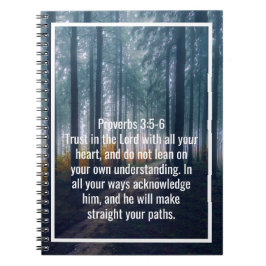 Cuaderno Citas personalizadas de versículos de la Biblia y