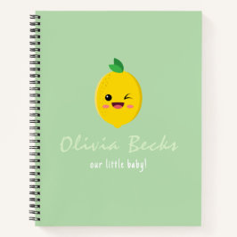 Cuaderno Citrus Lemon Baby Shower