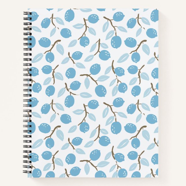 Cuaderno Citrus Scribbles Blue Brown (Anverso)