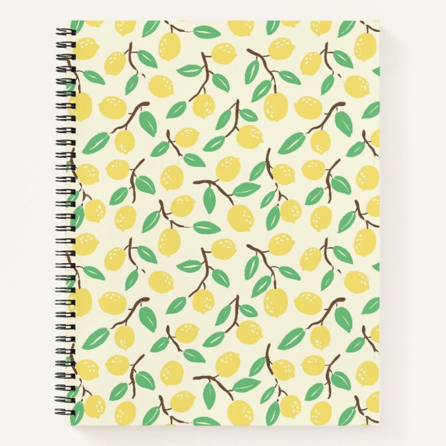 Cuaderno Citrus Scribbles Yellow Green (Anverso)