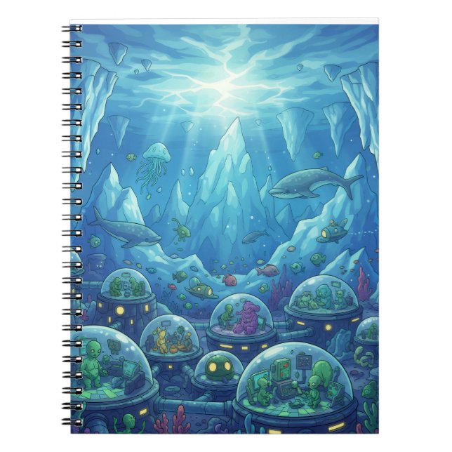 Cuaderno Ciudad alienígena submarina (Frente)