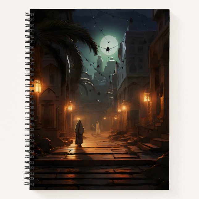 Cuaderno Ciudad árabe de noche (Anverso)