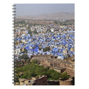 Cuaderno Ciudad Azul vista desde el fuerte de Mehrangarh /