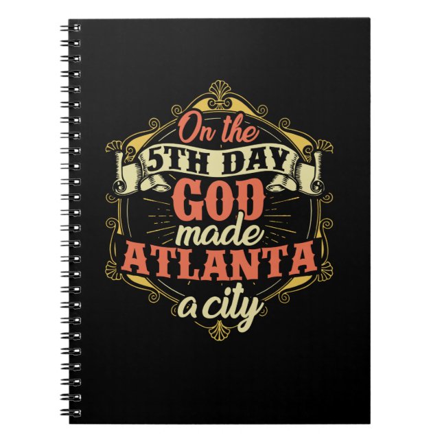 Cuaderno ciudad de Atlanta Georgia (Frente)