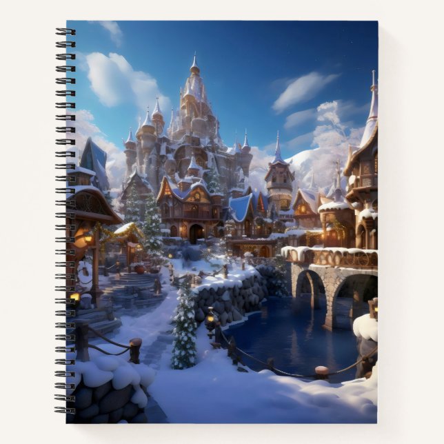 Cuaderno Ciudad de Invierno de Fantasy (Anverso)