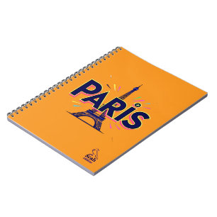 Cuaderno Ciudad de las Luces: Arte de tipografía audaz de P