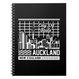 Cuaderno Ciudad de las Velas Auckland Nueva Zelanda horizon