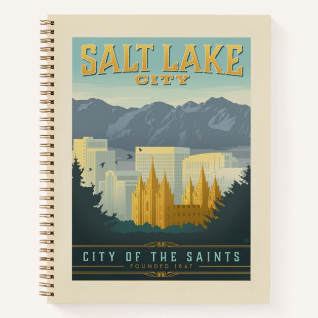 Cuaderno Ciudad de los Santos | Salt Lake City, Utah (Anverso)