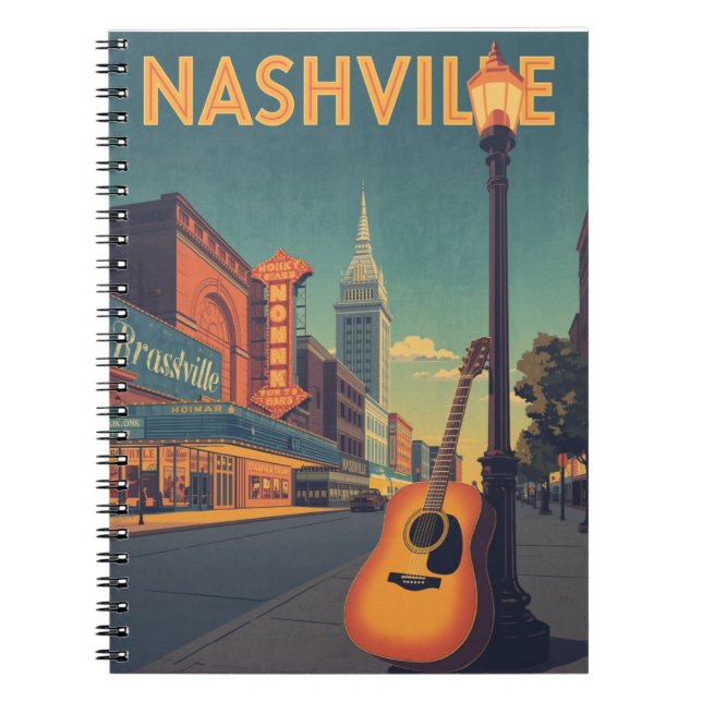 Cuaderno Ciudad de Música de Nashville (Frente)