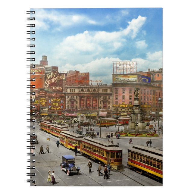 Cuaderno Ciudad - Detroit MI - Motor City 1917 (Frente)