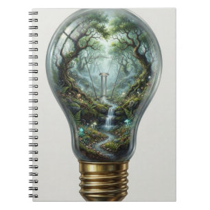 Cuaderno Ciudad en miniatura dentro de un libro abierto – L