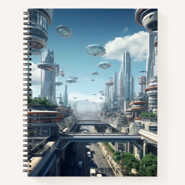 Cuaderno Ciudad futurista (Anverso)