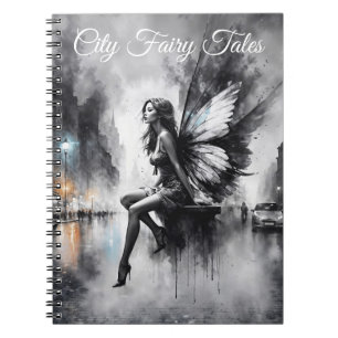 Cuaderno Ciudad gótica urbana de fantasía de hadas oscuras 