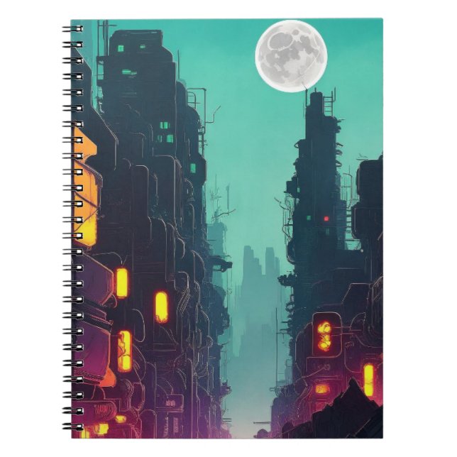 Cuaderno ciudad neón (Frente)