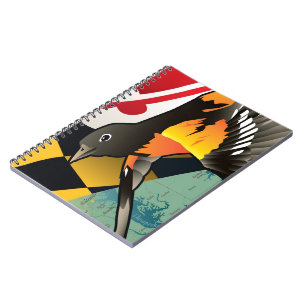 Cuaderno Ciudadano Oriole, pájaro del estado de Maryland