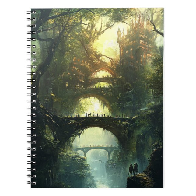 Cuaderno Ciudadela elvina de Crepúsculo - Épico castillo de (Frente)
