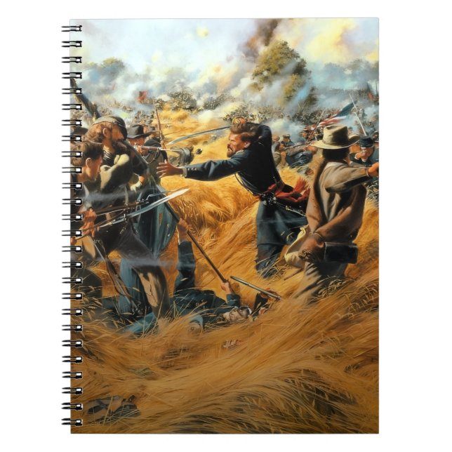 Cuaderno Civil War Gettysburg the Wheatfield (Frente)