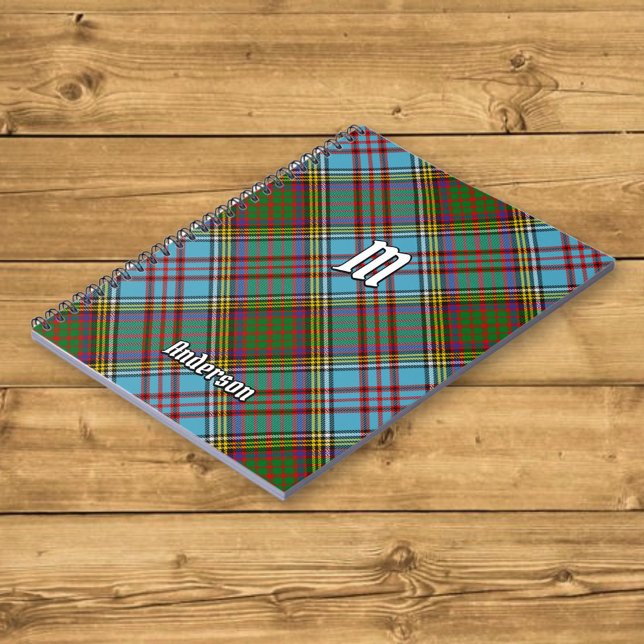 Cuaderno Clan Anderson Tartan Notebook (Subido por el creador)