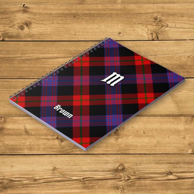Cuaderno Clan Brown Tartan (Subido por el creador)
