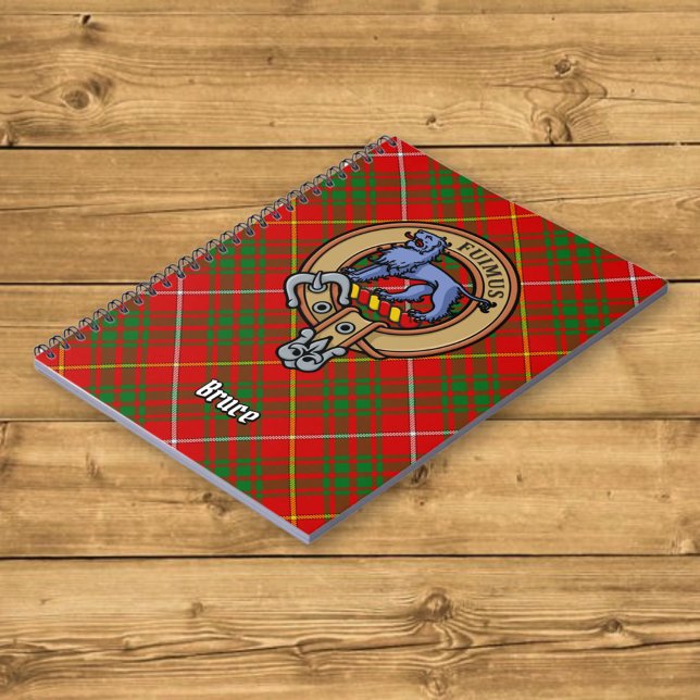Cuaderno Clan Bruce Escudo sobre Tartán (Subido por el creador)