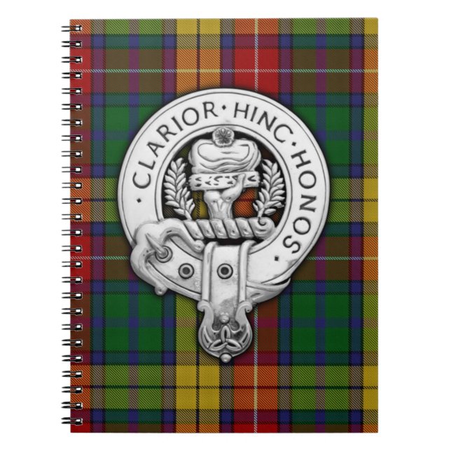 Cuaderno Clan Buchanan Escudo y Tartán (Frente)