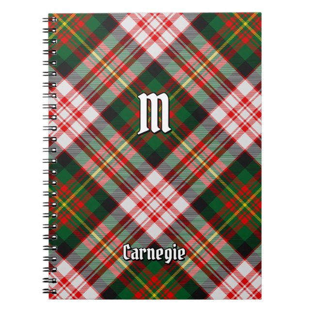 Cuaderno Clan Carnegie Dress Tartan (Frente)